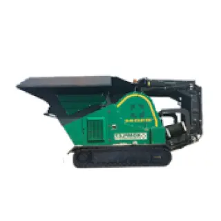 Crushing and screening machines processing gravel and aggregates